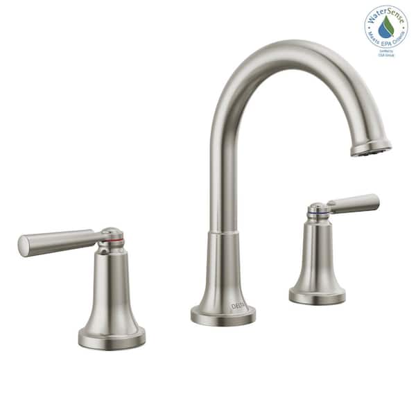 Delta Saylor 8 in. Widespread Double Handle Bathroom Faucet in