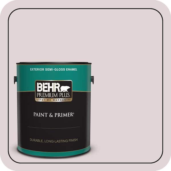 BEHR PREMIUM PLUS 1 gal. #N120-2 Razzberry Fizz Semi-Gloss Enamel Exterior Paint & Primer