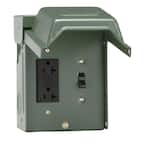 20 Amp Backyard Outlet with Switch and GFI Receptacle