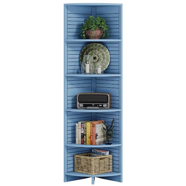 TRIBESIGNS WAY TO ORIGIN Fraley 70.9 in. Tall Blue Wood Modern