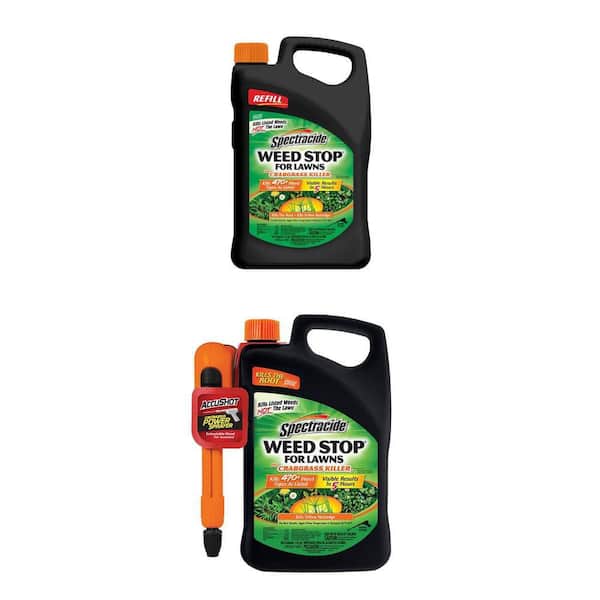 1.33 Gal. Weed Stop for Lawns Plus Crabgrass Killer AccuShot Refill and Ready-To-Use Sprayer Combo