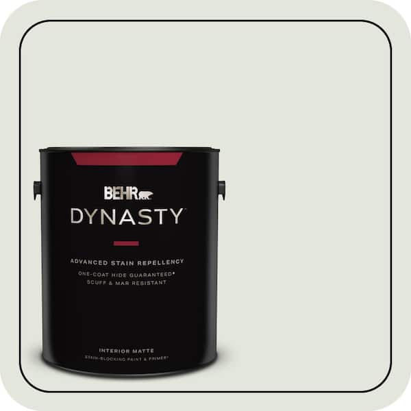 BEHR DYNASTY 1 gal. #BL-W06 Whispering Waterfall Matte Interior Stain-Blocking Paint & Primer