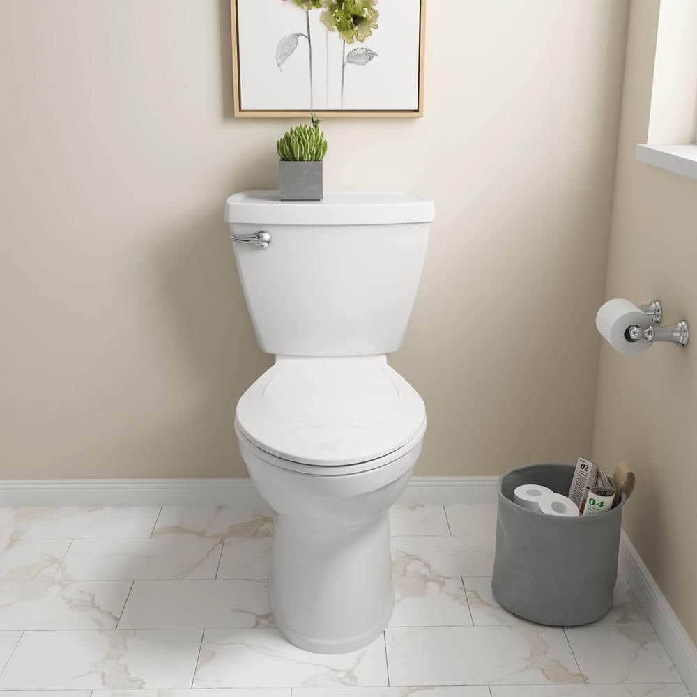 American Standard Champion Slow-Close Elongated Closed Front Toilet Seat in  White 5267A60C.020 - The Home Depot