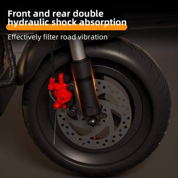 Wildaven Folding Electric Scooter with 800-Watt Powerful Motor, 48