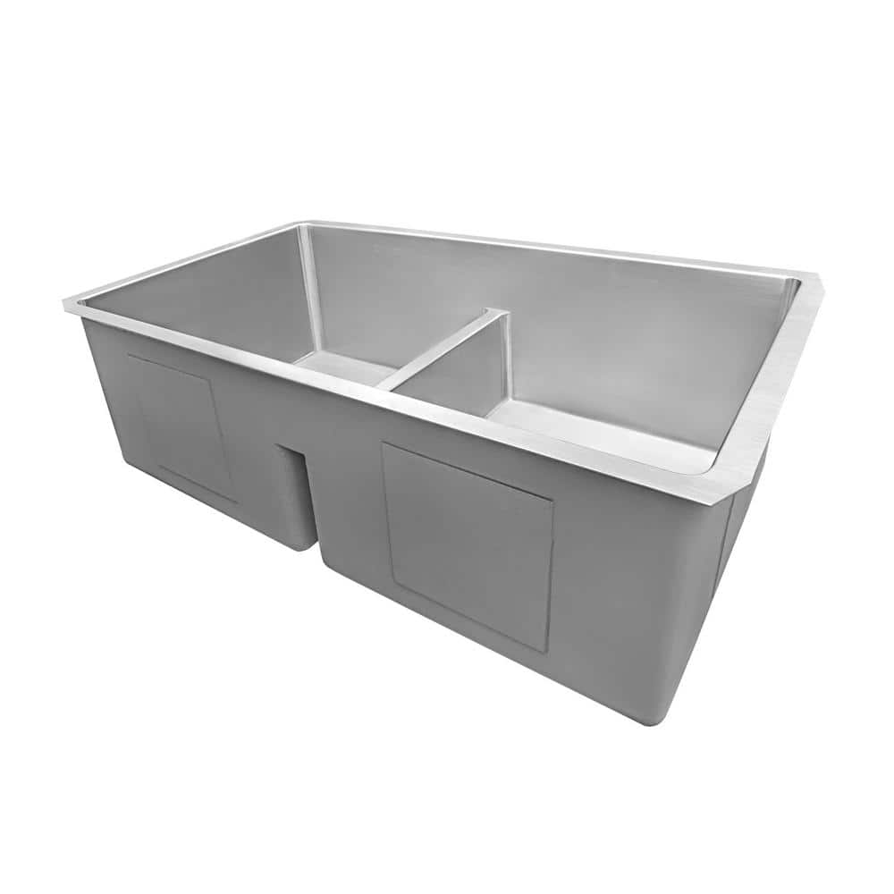 32-inch Stainless Steel Double Bowl Drop-in Kitchen Sink