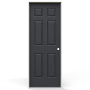 JELD-WEN 24 in. x 80 in. Colonist 6 Panel Left-Handed Textured