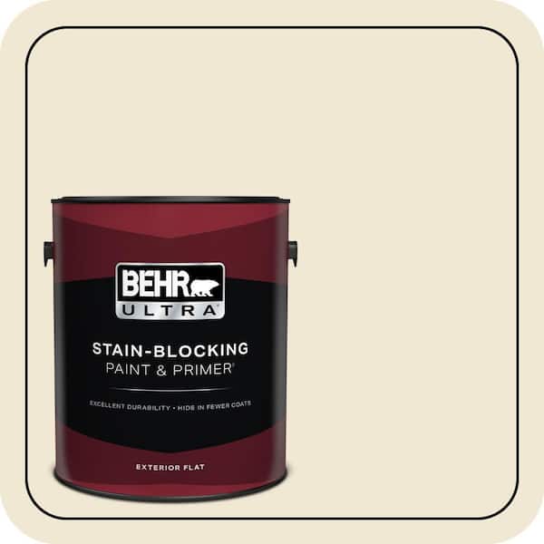 BEHR ULTRA 1 gal. #BWC-09 Atlantis Pearl Flat Exterior Paint & Primer