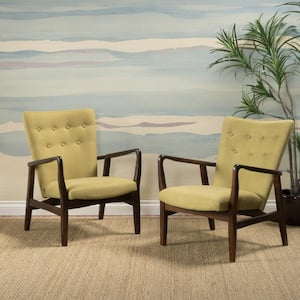 Becker Wasabi Fabric Arm Chair (Set of 2)