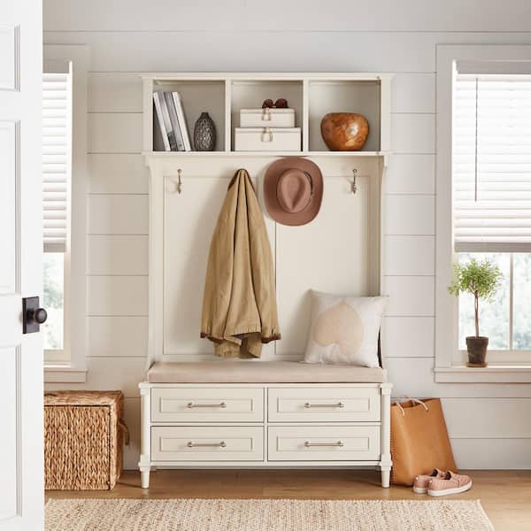 Home Decorators Collection Aberdeen Off-White Double Hall Tree