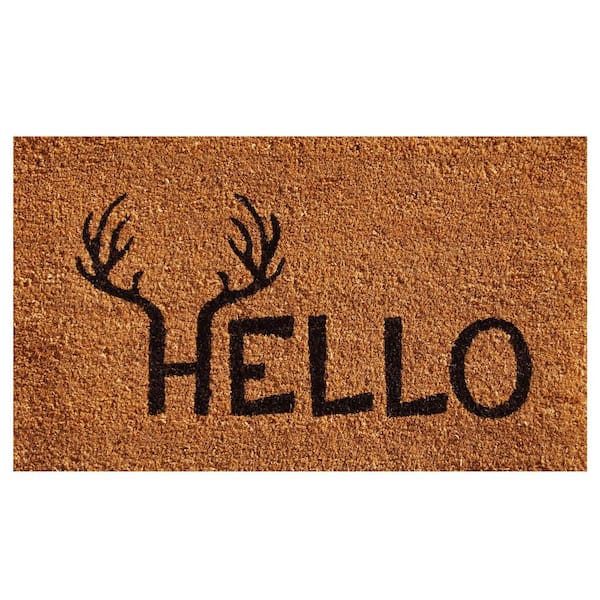 Calloway Mills Antler Hello 24 in. x 36 in. Door Mat