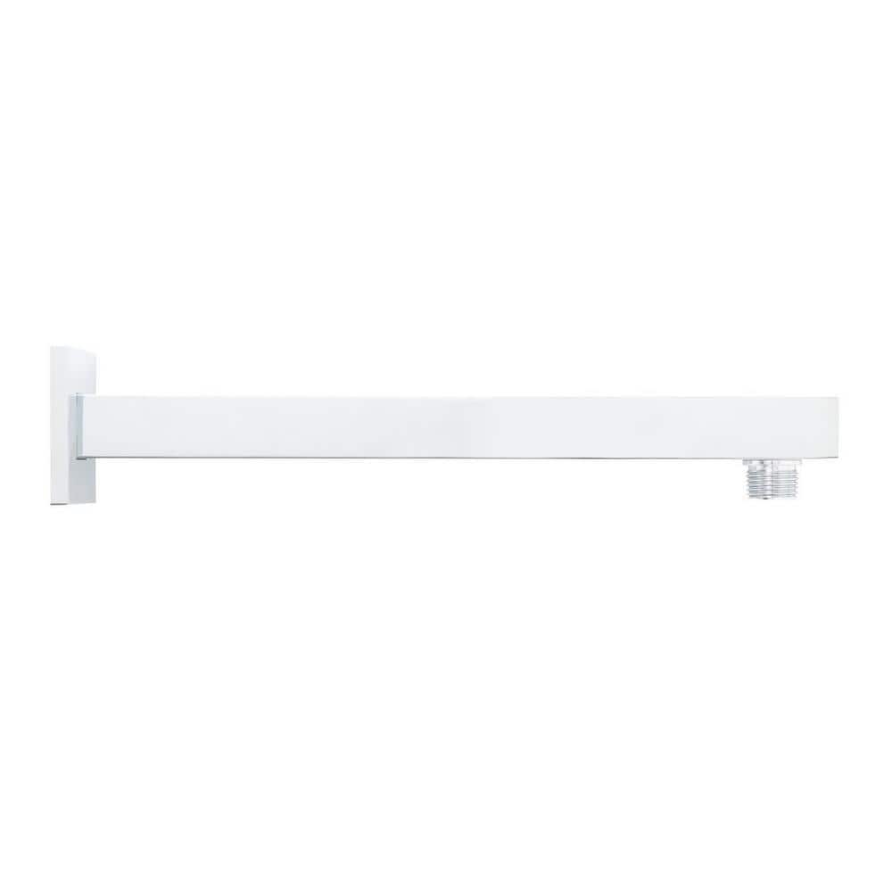 Chrome 12" Modern Square Wall Mount Shower Arm
