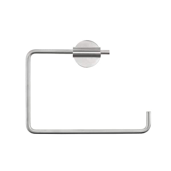 Bath Wall Mounted Towel Ring SUS304 Hand Towel Bar Stainless Steel Towel Holder in Brushed Nickel