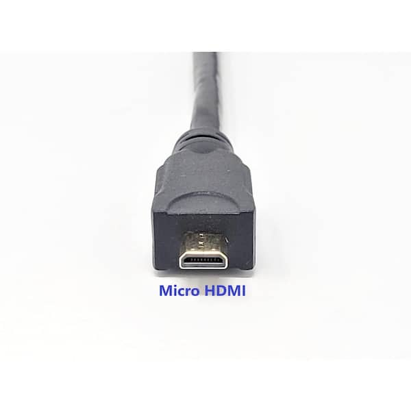 Electronic Master 6 ft. High Speed HDMI to Micro HDMI Cable EMHD2007 - The  Home Depot