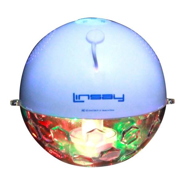 LINSAY Pool Party Waterproof Bluetooth Speaker with LED Light Show