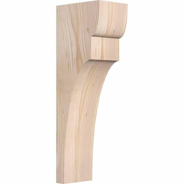 Ekena Millwork 5-1/2 in. x 8 in. x 24 in. Douglas Fir Yorktown Smooth Corbel