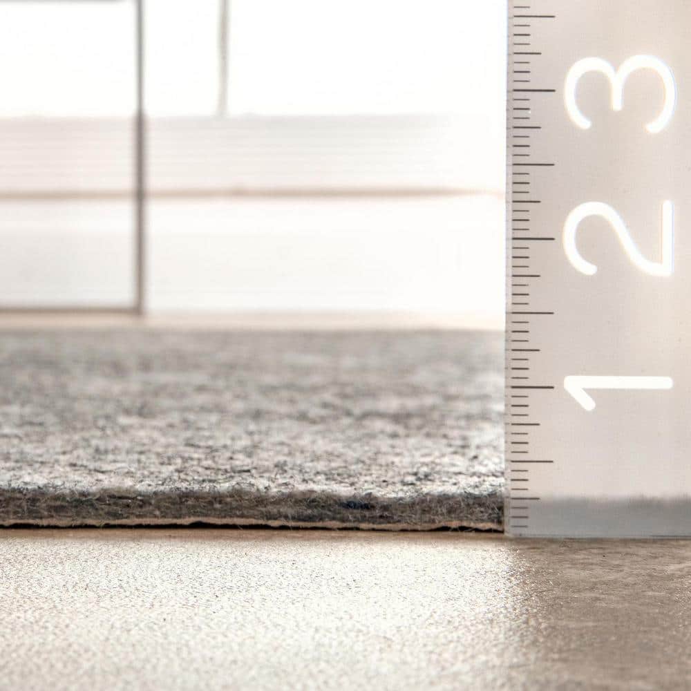 Superior Grip 6' x 9' Gray Non-Skid Eco-Friendly Rug Pad
