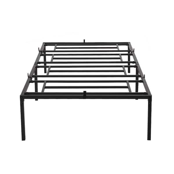 Tidoin Black Iron Frame Folding Twin Platform Bed