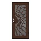 Unique Home Designs 36 in. x 80 in. Sunfire Copperclad Left-Hand ...