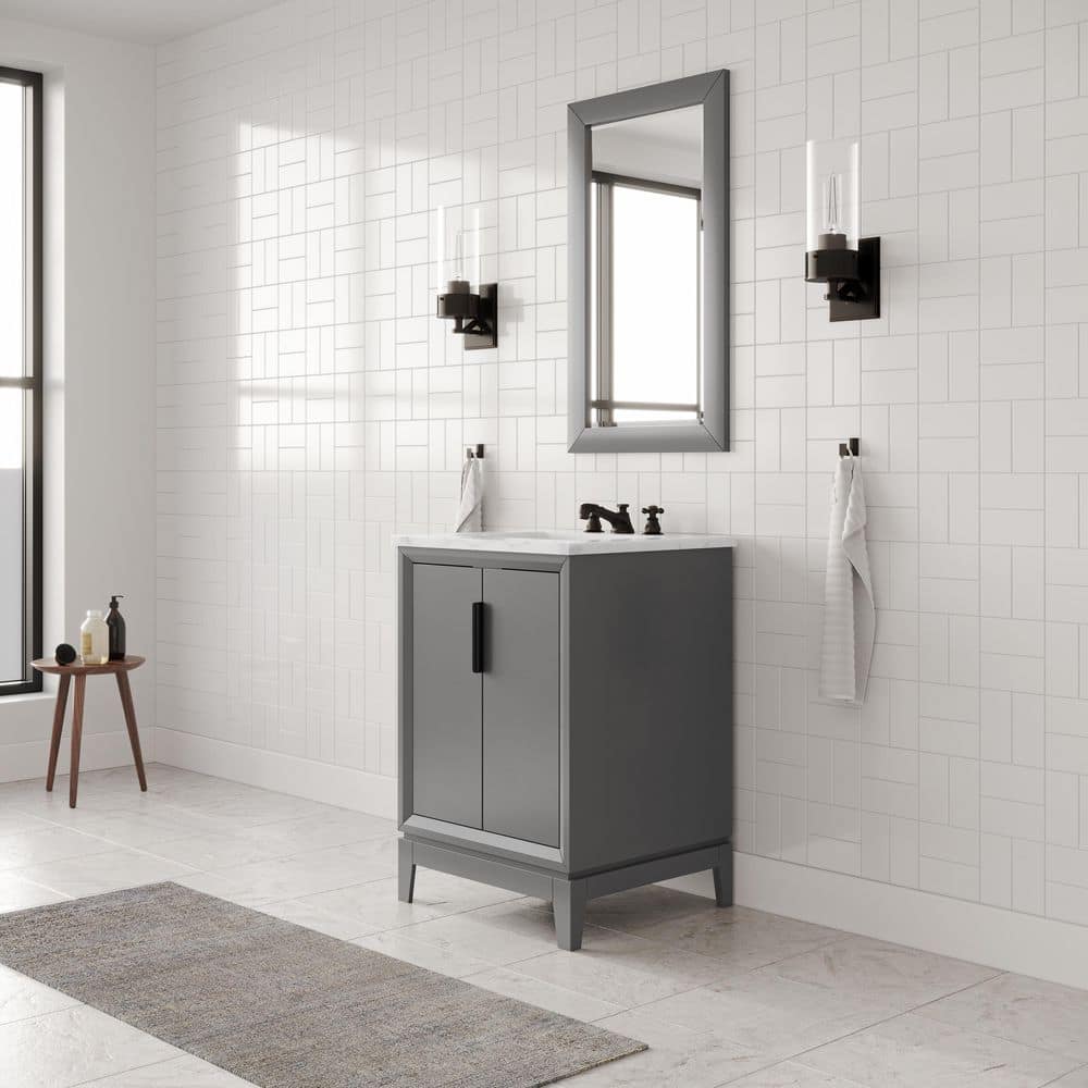 Oil Rubbed Bronze Widespread Bathroom Faucet with Cross Handles