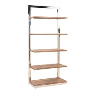 Brownstone 2.0 Brown/Silver - 75 in. H Etagere