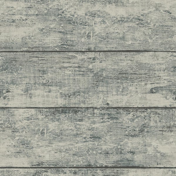 Chesapeake Forest Dance Navy Damask Wallpaper Sample