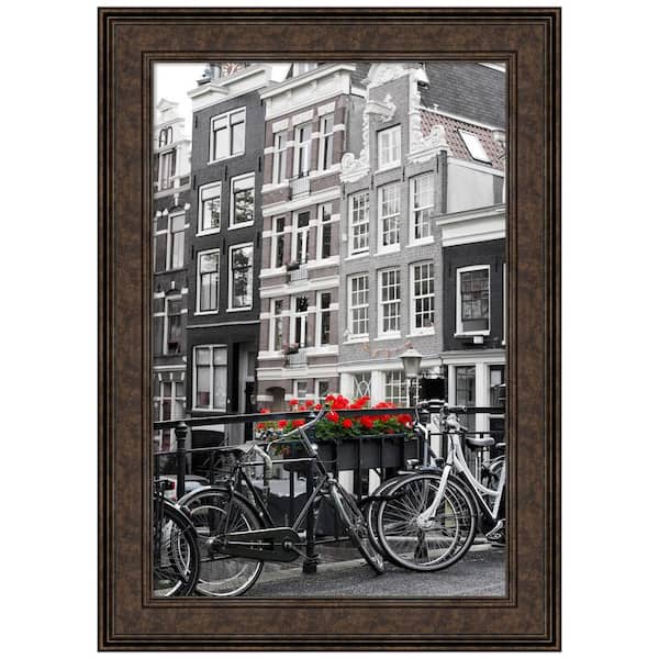 Amanti Art Ridge Bronze Picture Frame Opening Size 20 x 30 in.