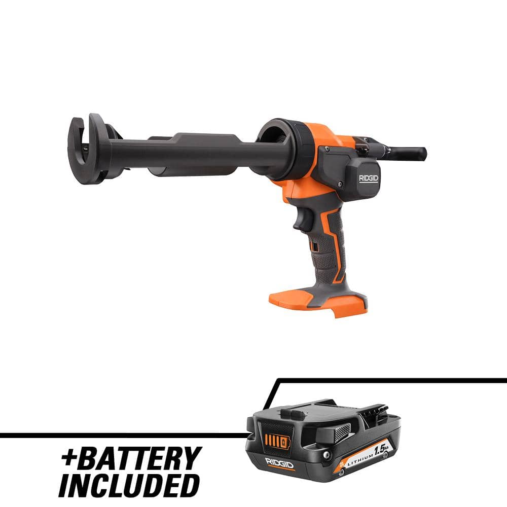 RIDGID 18V Cordless 10 oz. Caulk Gun and Adhesive Gun with 18V Lithium