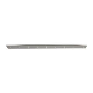 48 in. 5-Light Brushed Nickel Linear Multi-Port Canopy