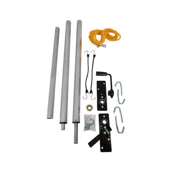BUYERS PRODUCTS 6 ft. x 14 ft. Aluminum Tarp System with Mesh Tarp
