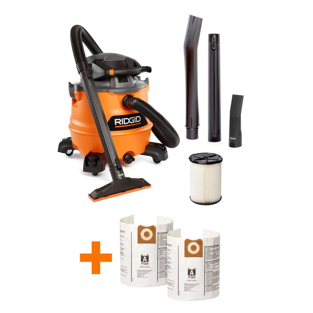 16 Gal. 6.5 Peak HP NXT Shop Vacuum Wet Dry Vac with Detachable Blower, Filter, Dust Bags, Hose, Accessories HD1600B price history on PriceWatchPro