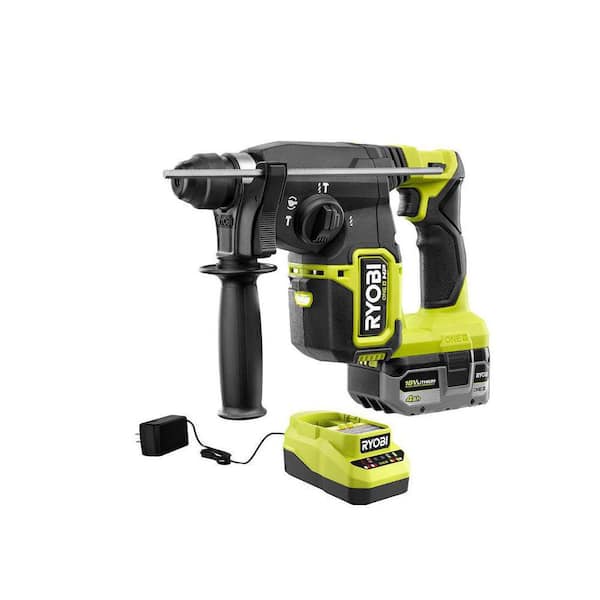 ONE+ HP 18V Brushless Cordless 1 in. SDS Plus Rotary Hammer Kit with (1) 4.0 Ah Battery