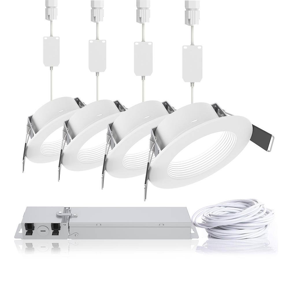 Reviews for HALO HOME QuickLink 4 in. White Bluetooth Smart Canless