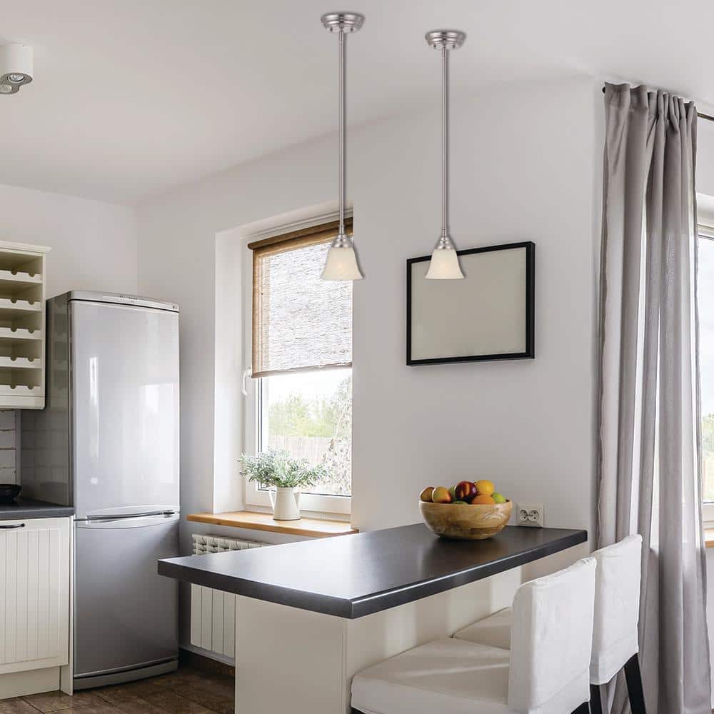 Kendall Mini Globe Pendant in Oil Rubbed Bronze with Alabaster Glass