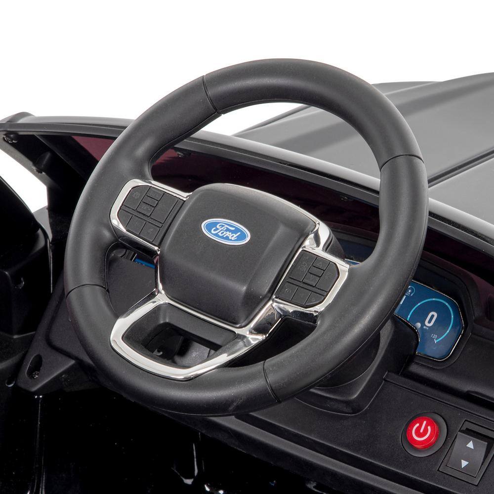 Black 6-Volt Battery-Powered Kids Ride-On Truck