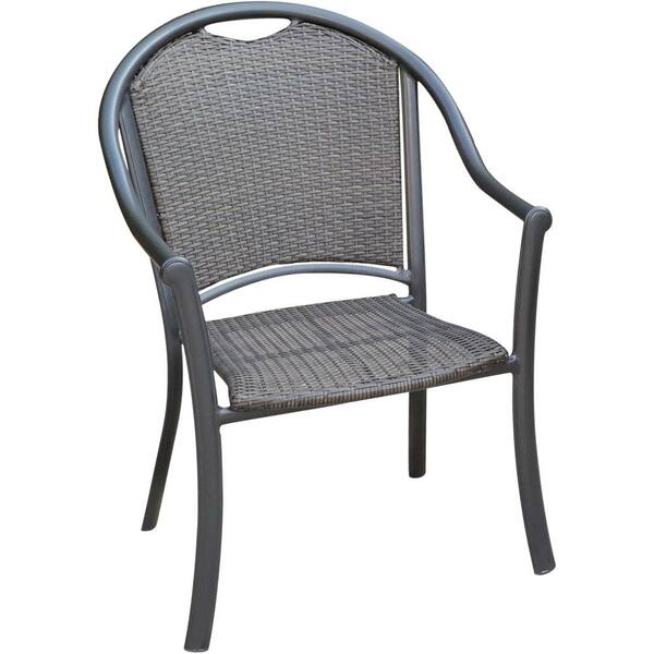 Hanover Bambray 3 Piece Commercial, Garden Treasures Davenport Stackable Metal Stationary Dining Chairs With Mesh Seat