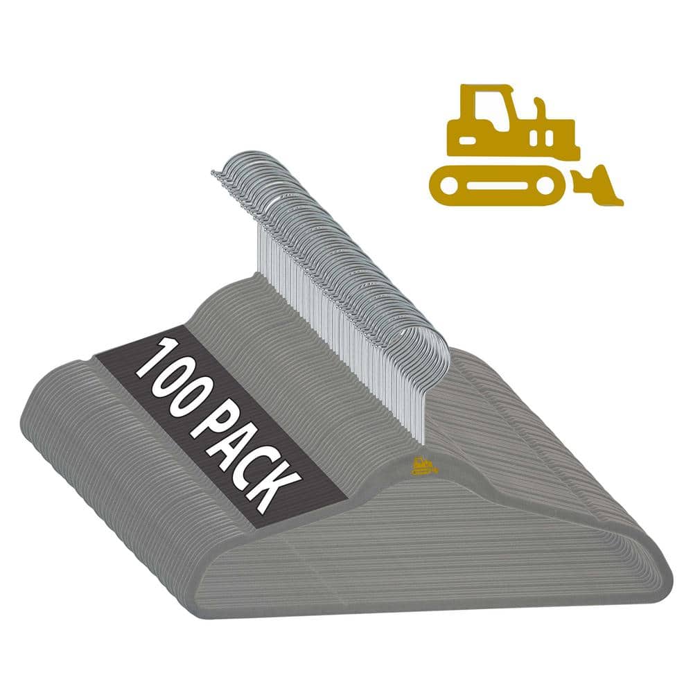 Kids 100 Pack Velvet Hangers in Light Grey price history on PriceWatchPro