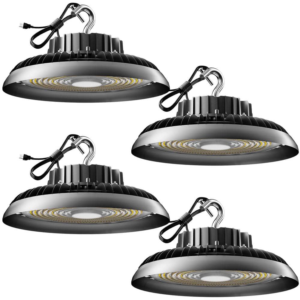 4-Pack of LED High Bay Light 350-Watt 52500 LM High Bay LED Shop Lights AC1