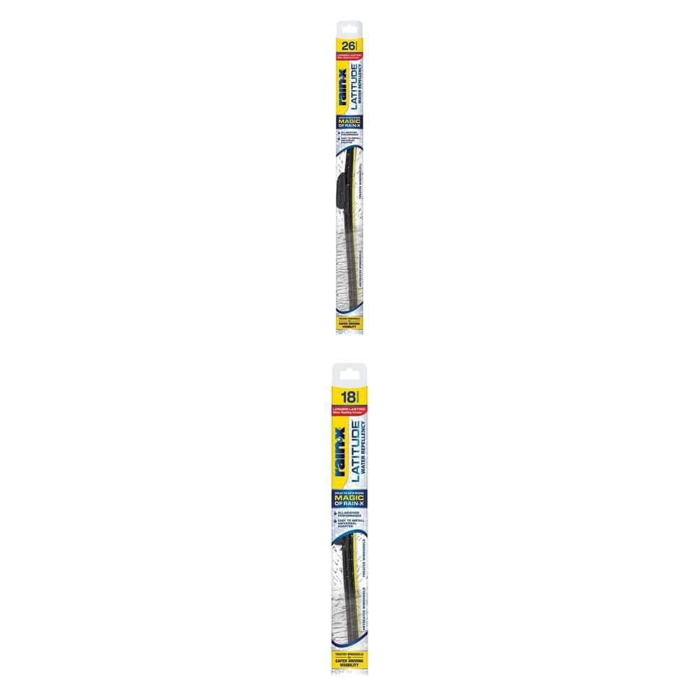 Rain-X 18 in. Latitude 2-in-1 Water Repellency Wiper Blade 5079275
