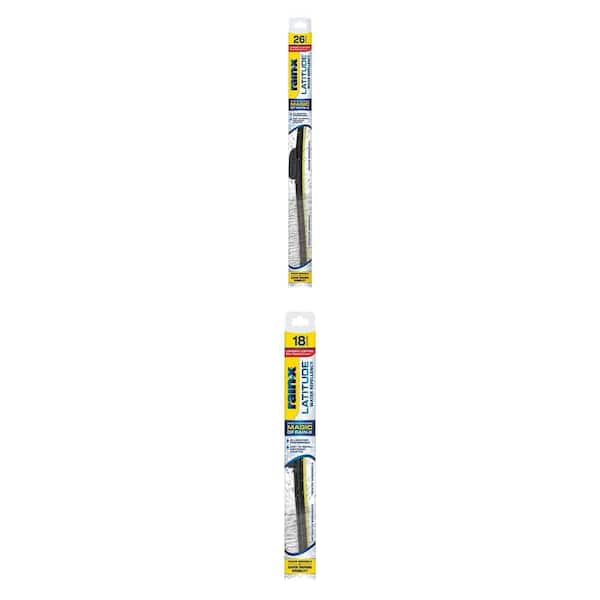 26 in. and 18 in. Latitude 2-in-1 Water Repellency Windshield Wiper Blade Combo (2 Pack)