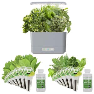 Harvest Bundle with Gourmet Herbs and Mixed Romaine Seed Pod Kits