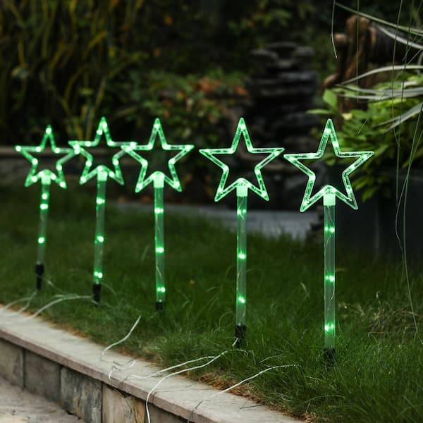 Star garden deals stake lights