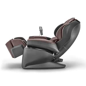 Brown Modern Synthetic Leather Premium Made in Japan 4D Massage Chair