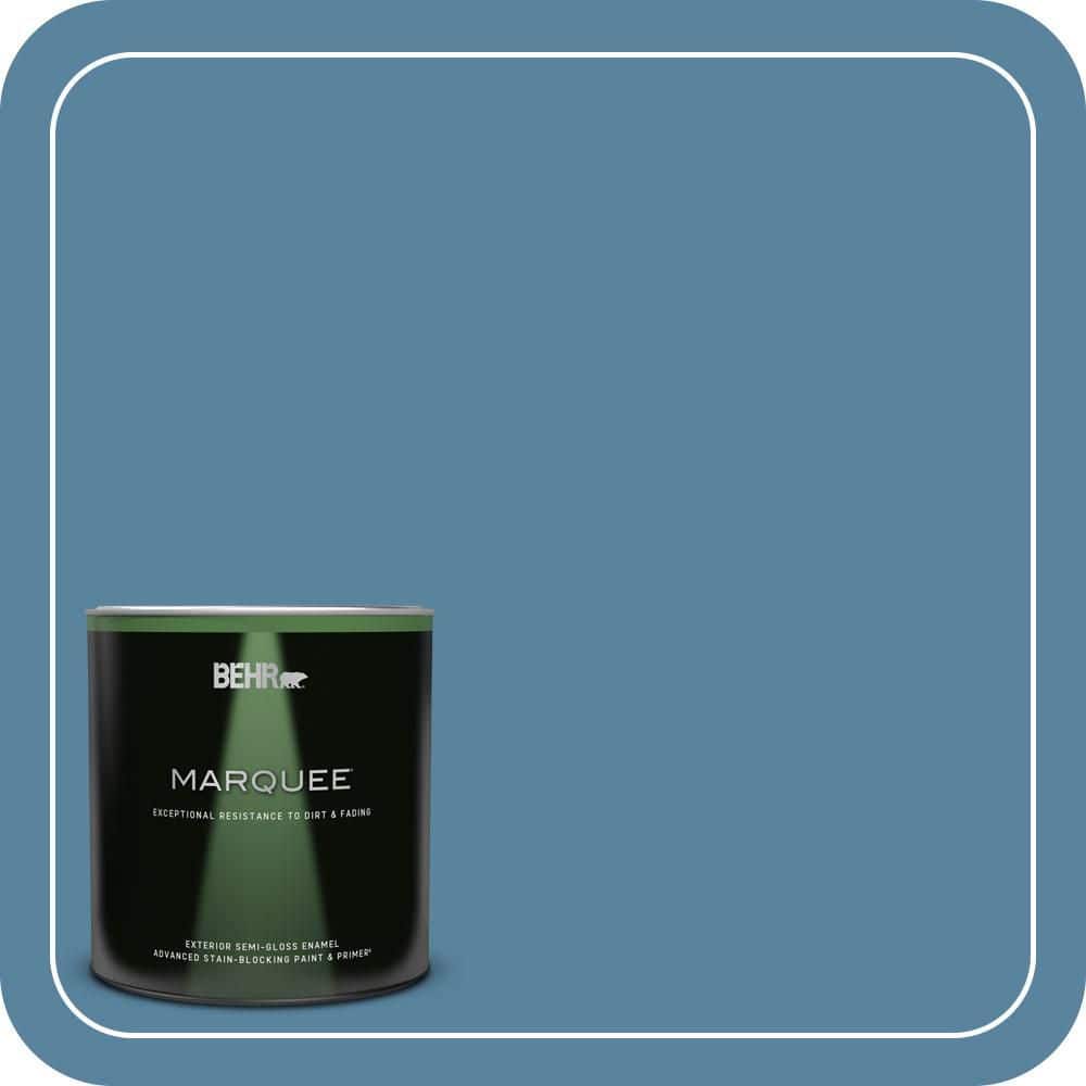 1 qt. #BIC-38 Honest Blue Semi-Gloss Enamel Exterior Paint & Primer price history on PriceWatchPro