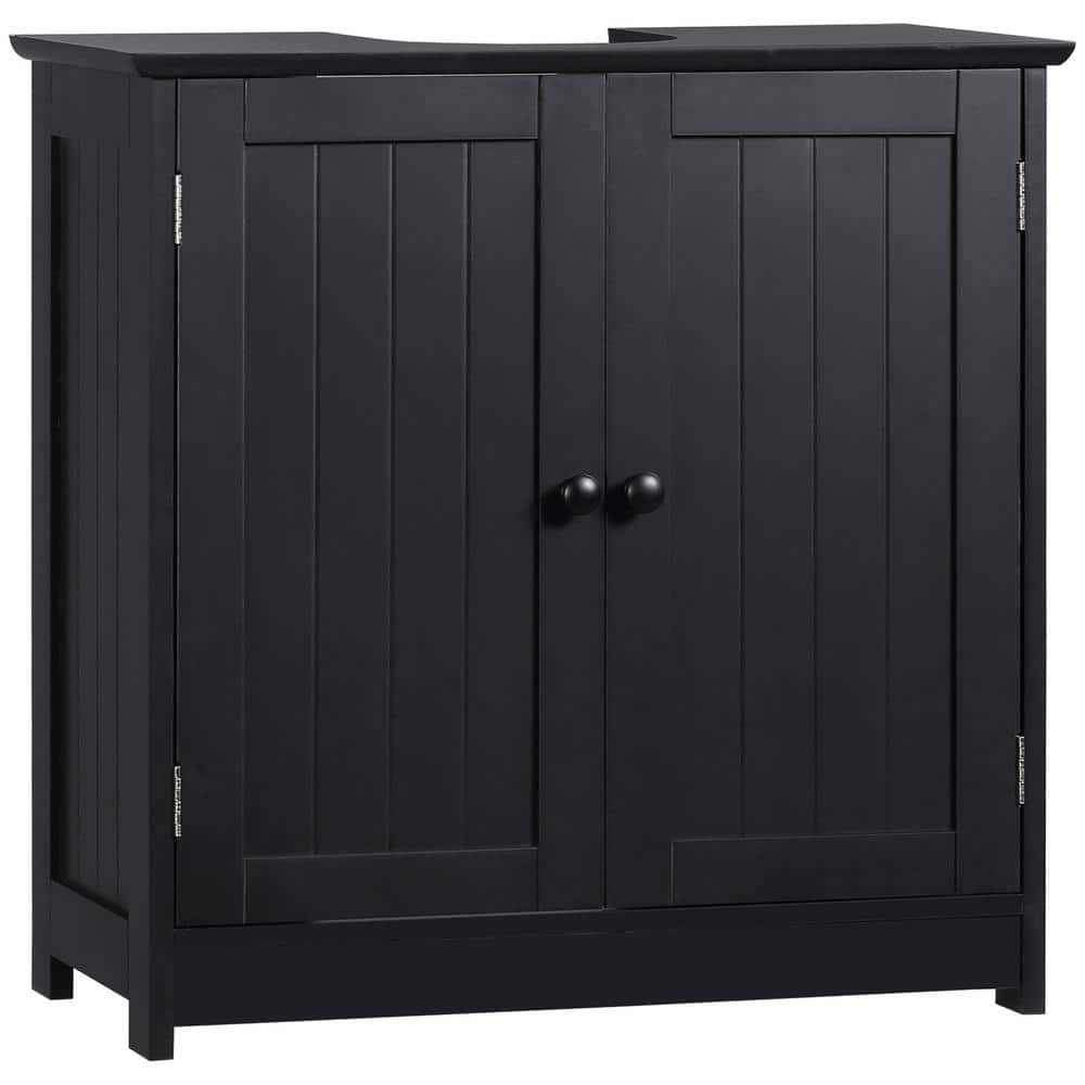 HOMCOM 23.5 in. W x 11.75 in. D x 23.5 in. H Bath Vanity Cabinet ...