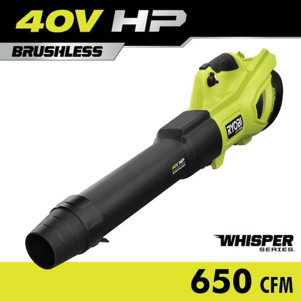 40V HP Brushless Whisper Series 160 MPH 650 CFM Cordless Battery Leaf Blower (Tool Only)