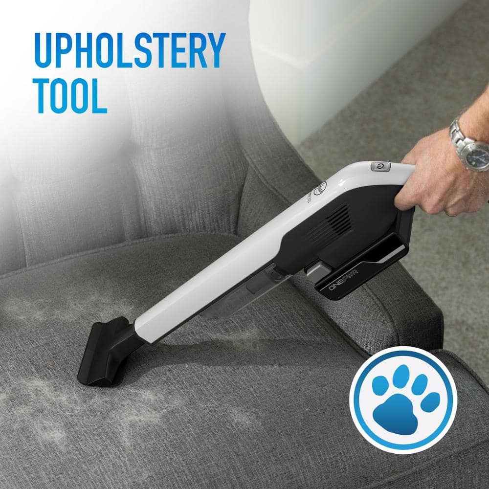 White Cordless Handheld Vacuum with HEPA Filter