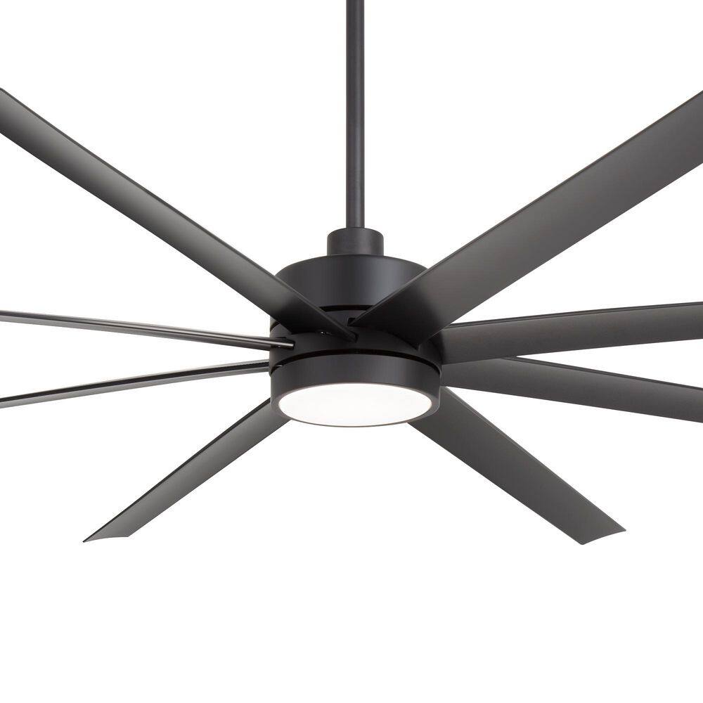Aaron 7 ft. Indoor Black Industrial Large Ceiling Fans with Integrated LED and Remote Control Included price history on PriceWatchPro