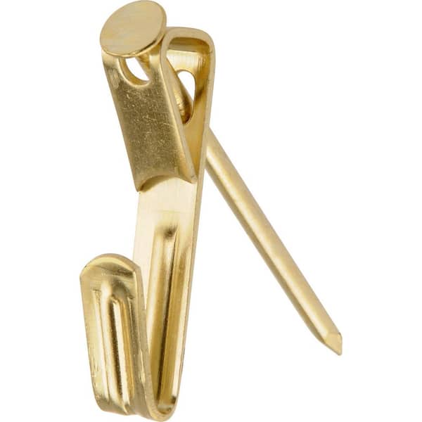 OOK 10 Lb. Brass-Plated Steel Conventional Picture/Mirror Hanging Hooks (8-Pack) 533342 - The Home Depot - View #12