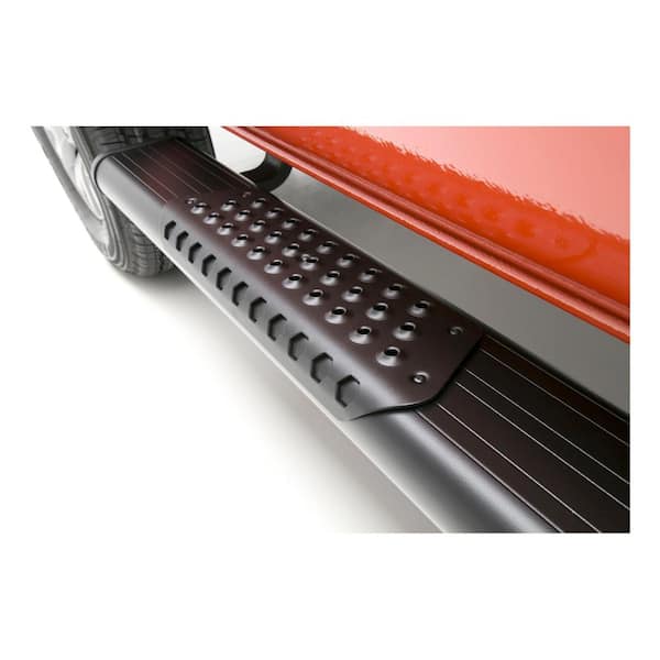 O-Mega II 102-Inch Black Aluminum Wheel to Wheel Side Steps, Select Toyota Tundra