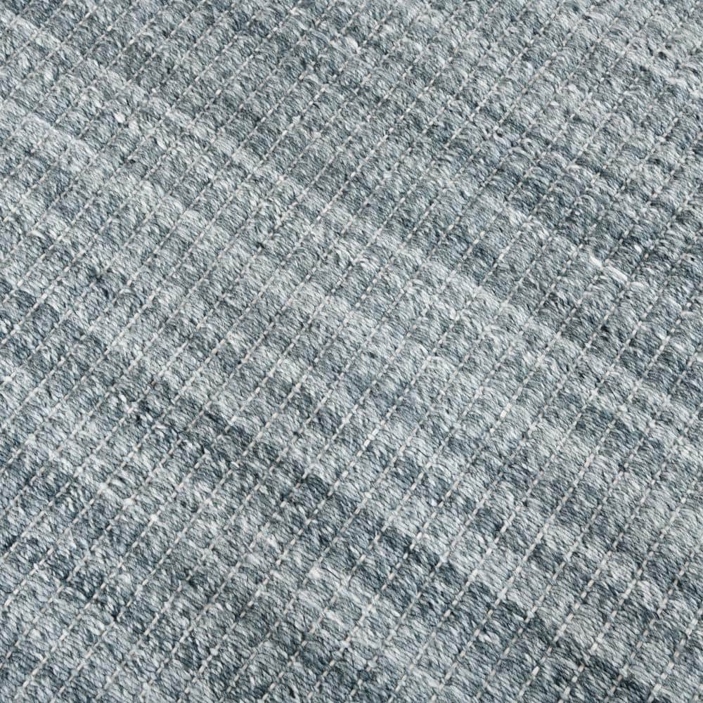 Atlantic StripedMetallic Gray Hand-Woven (Outdoor) Area Rug